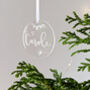 Personalised Modern Bauble Tree Decoration, thumbnail 3 of 3