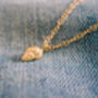 Tiny Periwinkle Necklace, thumbnail 2 of 3