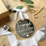 Personalised Engagement Christmas Tree Decoration, thumbnail 5 of 8