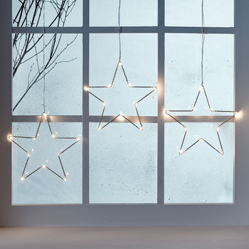 Battery Micro LED Hanging Star Trio, 2 of 2