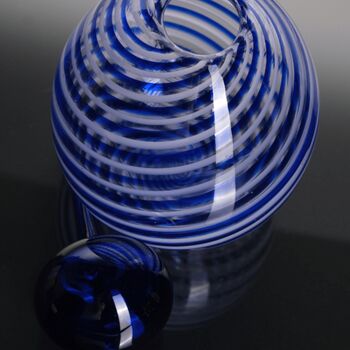 Handmade Vaso Tozzo Hand Blown Glass Vase, 7 of 9