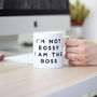 I'm Not Bossy I Am The Boss Ceramic Mug, thumbnail 1 of 3