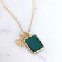 The Duo Green Onyx Necklace, thumbnail 2 of 8