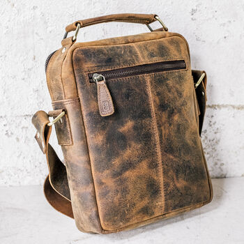 Personalised Leather Shoulder Bag, 6 of 12