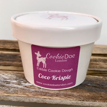 Four X Coco Krispie Edible Cookie Dough Tub, 4 of 4