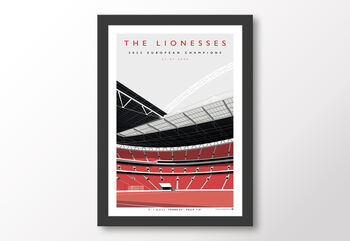 The Lionesses Wembley 2022 Poster, 8 of 8