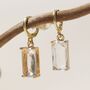 Kate Elegant Gold Charm Earrings, thumbnail 1 of 2