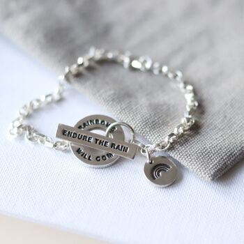 Positive Message Rainbow Bracelet, 3 of 7