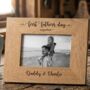 'Can't Wait To Meet You' Baby Scan Wood Picture Frame, thumbnail 1 of 8