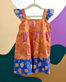 Tango Tropics Printed Tiered Dress, 4 of 4