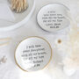 Bride And Groom Parent Keepsake Gift Set Of Two, thumbnail 1 of 6