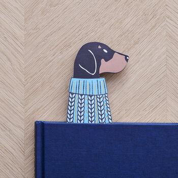 Dachshund Dog Bookmark Personalised Option, 3 of 11