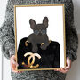 French Bull Dog Bag Fashion Art Print, thumbnail 2 of 6