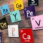 Personalised Periodic Table Element Enamel Pin, thumbnail 5 of 7