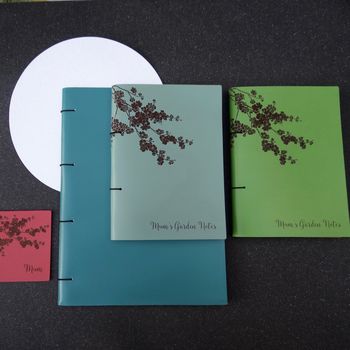 Personalised Leather Books Japanese Blossom, 10 of 10