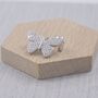 Sterling Silver Butterflly Brooch, thumbnail 2 of 5