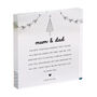 Personalised Acrylic Plaque Gift For Mum And Dad, thumbnail 3 of 3