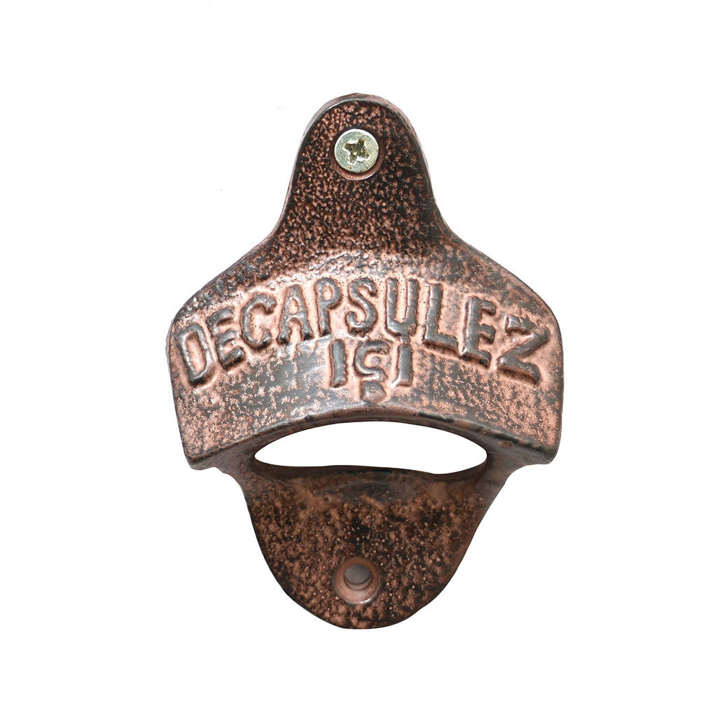 cast iron wall mounted bottle opener by dibor