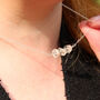 Herkimer Diamond Icicle Necklace, thumbnail 1 of 6