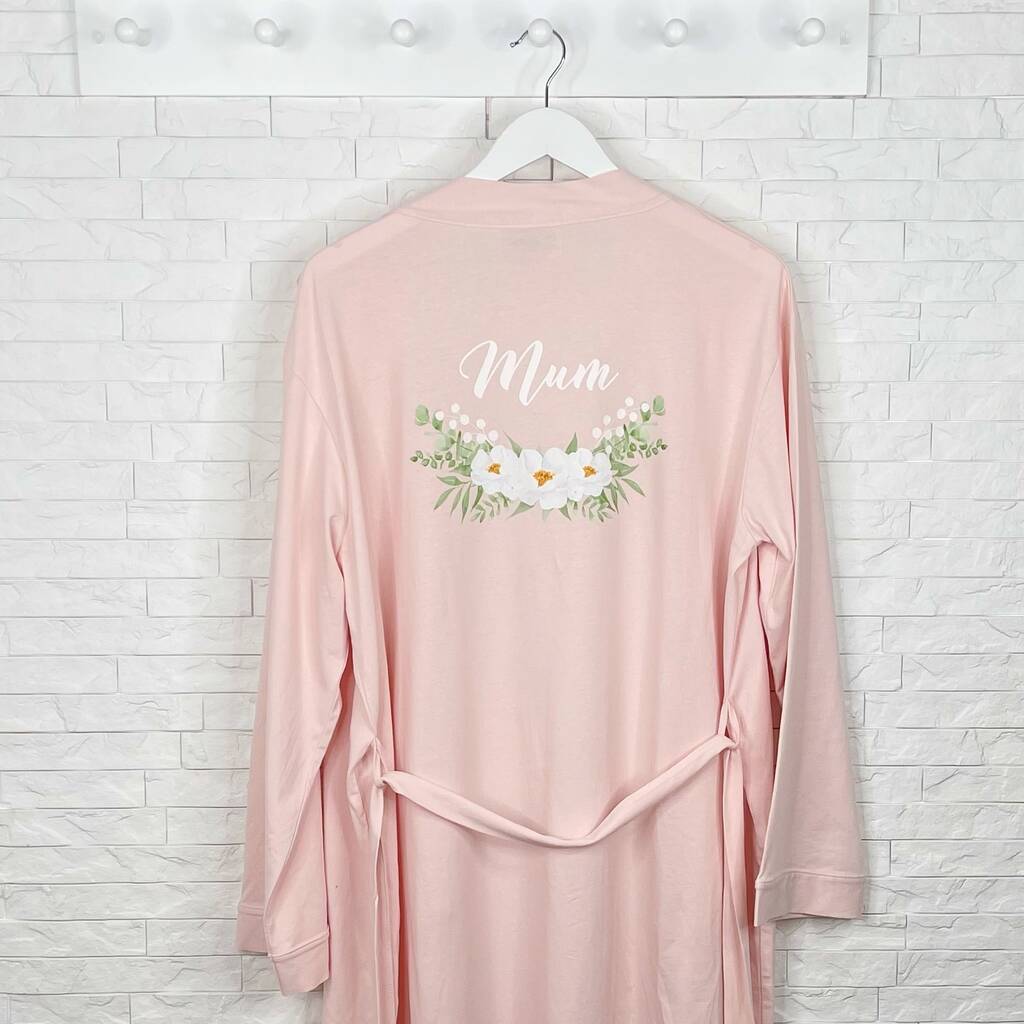 Mum Floral Dressing Gown By Lovetree Design