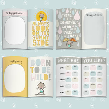 Personalised Fill In Your Words Baby Record Journal, 6 of 7