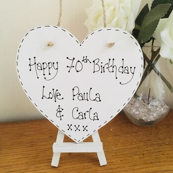 Personalised Birthday Special Occasion Name Heart Gift, 6 of 7