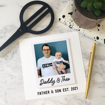 Personalised Father's Day 3D Photo Card, 5 of 8