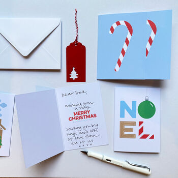 Candy Cane Christmas Card, 3 of 3