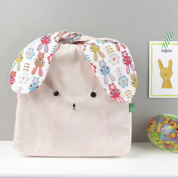 Bunny Rabbit Retro Scandi Bag For Easter, 6 of 7