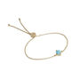 Birthstone Bracelet Gold Plated Sterling Silver, thumbnail 12 of 12