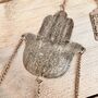 Hand Of Fatima Indian Bells Wind Chime, thumbnail 5 of 10