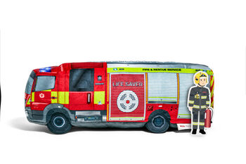 Fire Engine Soft Toy, 3 of 4