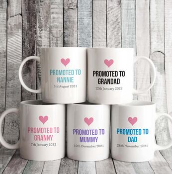 Personalised Promoted To Nanny Mug, 2 of 2