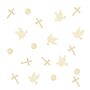 Gold Dove And Cross Table Confetti, thumbnail 2 of 2