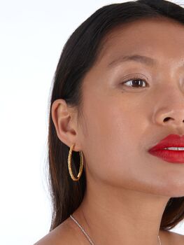 Large Hula Hoop Earrings, 10 of 12