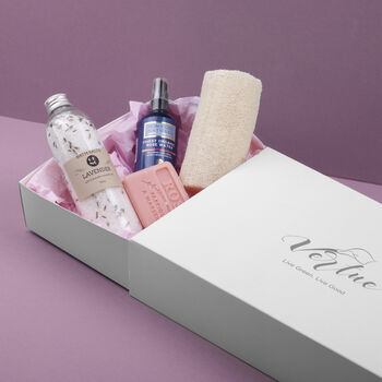 'The Big Pink Box' Luxury Bath Care Gift Set, 2 of 6