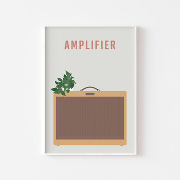 Guitar Amplifier Print | Tweed Amp Poster, 2 of 8