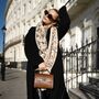 Woodland Animals Print Scarf In Personalised Gift Box, thumbnail 6 of 7