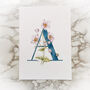 A Is For Anemone, Personlaised Coloured Intital Print, thumbnail 3 of 9