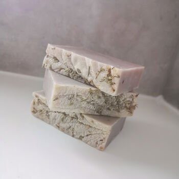 Wild Lavender Wash, Shave And Shampoo Soap Bar, 3 of 6