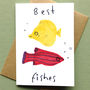Best Fishes Birthday Card, thumbnail 2 of 2