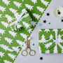 Christmas Tree Wrapping Paper Set, thumbnail 1 of 3