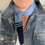 Cashmere Triangle Neck Tie Scarf, thumbnail 11 of 12