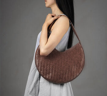 Hand Woven Leather Bag, 4 of 12