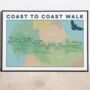 Coast To Coast Map Art Print, thumbnail 3 of 9