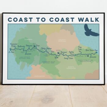 Coast To Coast Map Art Print, 3 of 9