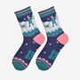 Women's Bamboo Socks Golden Retriever Dog Walker, thumbnail 1 of 5