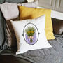 Personalised October Birthday Birth Flower Cushion Gift, thumbnail 4 of 11