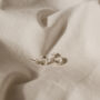 Eco Silver Mini Huggy Hoops, thumbnail 1 of 2