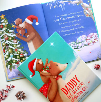Personalised Christmas 'Greatest Gift' Daddy Book, 5 of 12